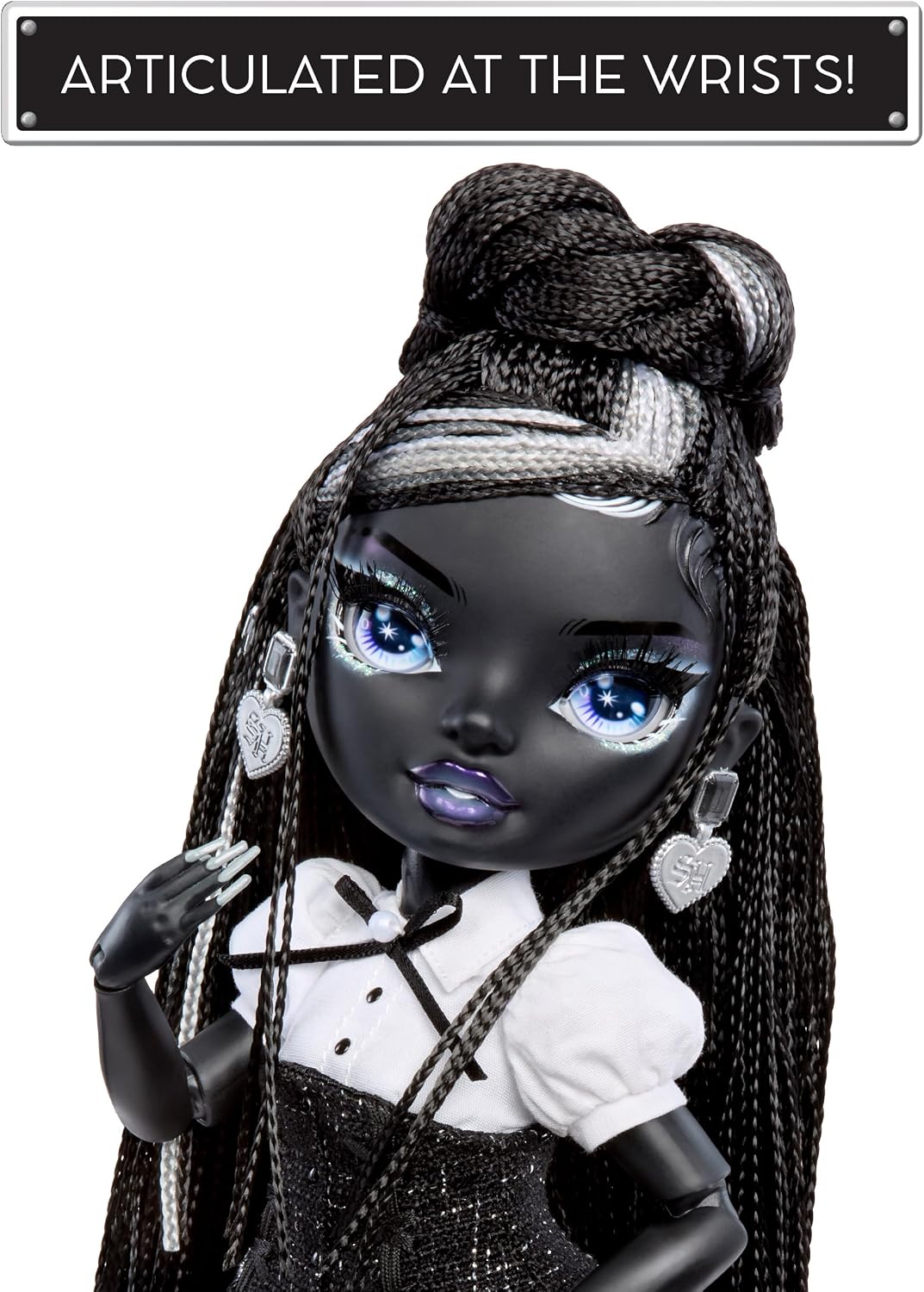 Shanelle Onyx - Muñeca Shadow High de edición limitada, pelo negro de 11 pulgadas, traje de diseñador premium con accesorios para niños de 6 a 12 años y coleccionistas
