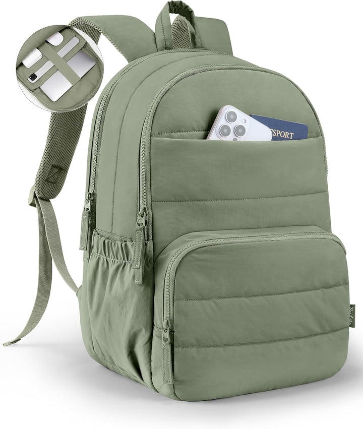Uselike Mochila de viaje para mujeres, mochila para laptop de 40 cm...