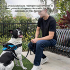 ShawnCo Arnés esencial para perro, chaleco sin tirones para mascotas con 3 clips de correa, sin estrangulamiento, reflectante, ajustable y acolchado, para caminar y entrenar fácilmente para perros