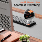 Keychron K5 Versión 2 Teclado Mecánico Inalámbrico Bluetooth de Perfil Bajo