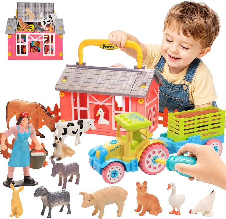 Happiegg Juguetes para animales de granja a partir de 3 años con ST...