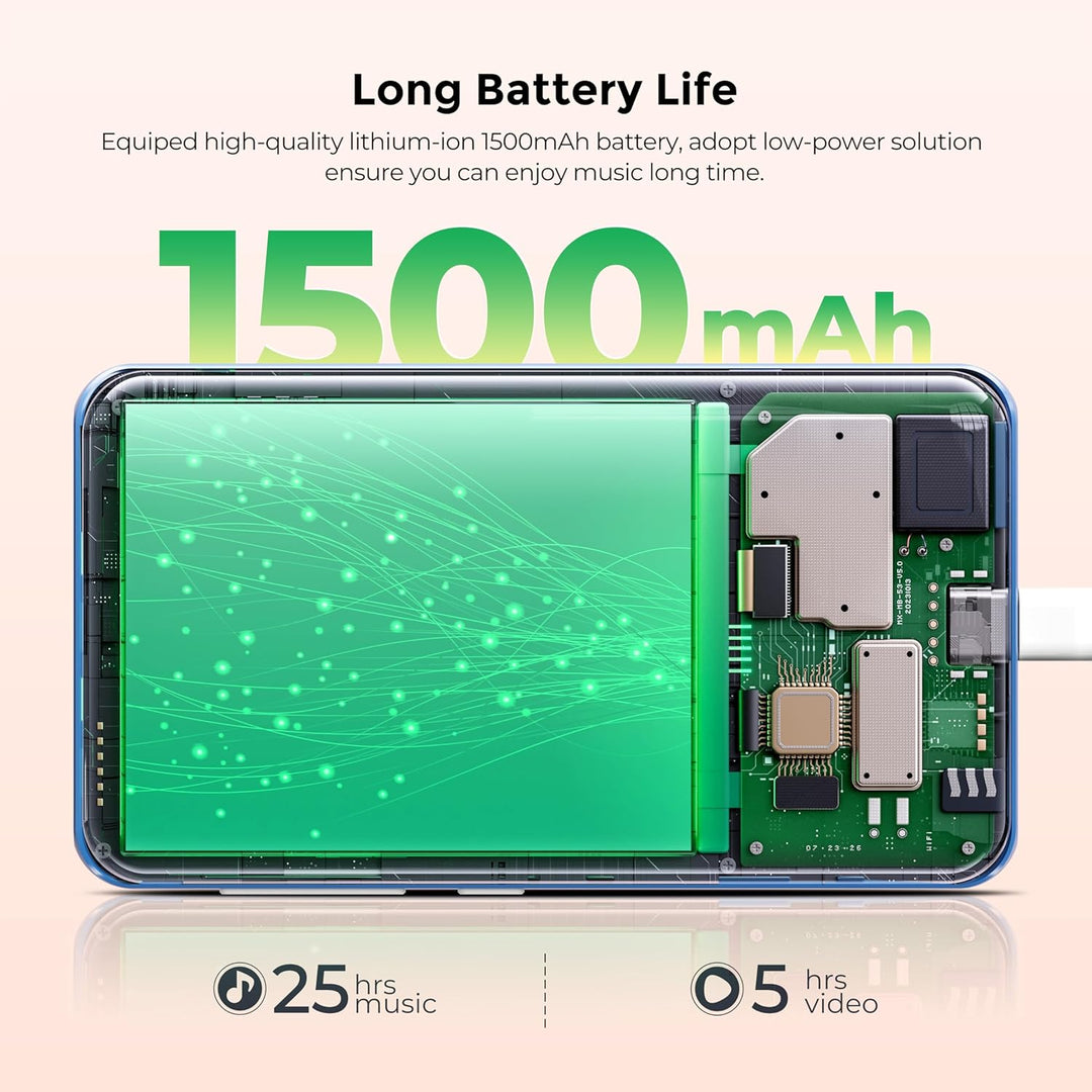 Reproductor de MP3 de 160 GB con Bluetooth y WiFi, reproductor de m...