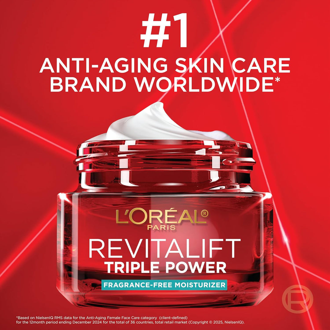 L'Oreal Paris Revitalift Triple Power Crema Facial Anti-Edad, P...