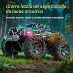 Coche de control remoto, Camión de control remoto, 2.4Ghz Todo Terreno fuera de carretera Monster Truck RC Coches Juguetes (Verde)
