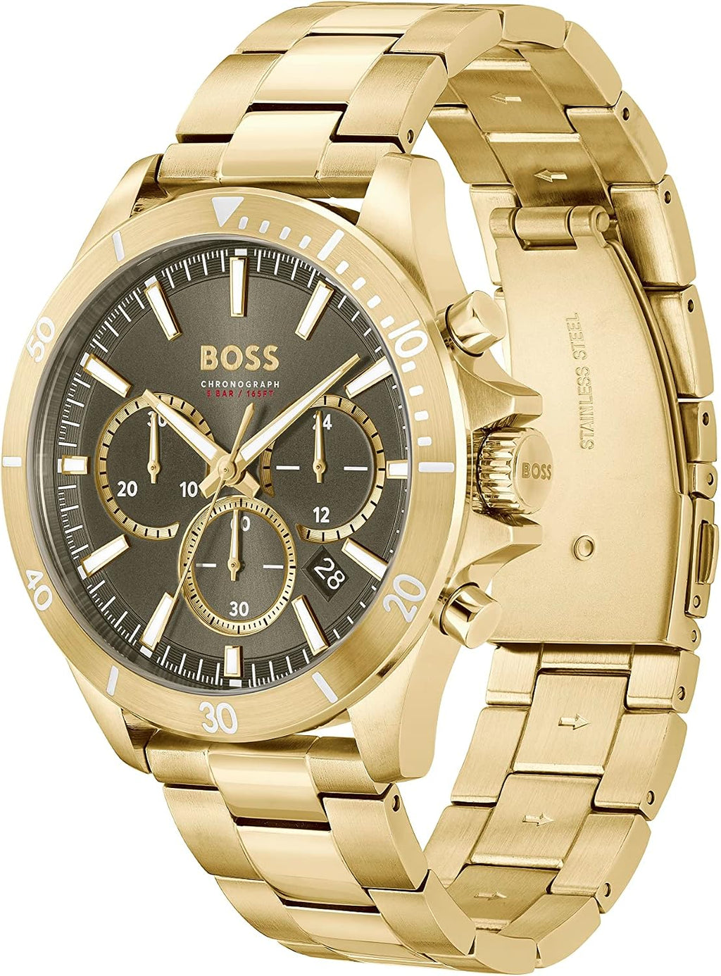RELOJ BOSS para Hombre de Cuarzo con Cronógrafo, Multifunción de Esferas, Innovador y Resistente al Agua hasta 50 Metros (5ATM), Regalo para Él