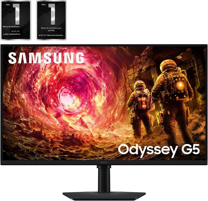 Samsung Odyssey G5 (G50F) Series QHD Monitor para juegos de 32"...