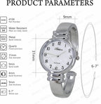 Reloj de pulsera original de madreperla para mujer con caja de 31mm, movimiento de cuarzo japonés, estilo broche, reloj de pulsera de metal con bisagra para damas..
