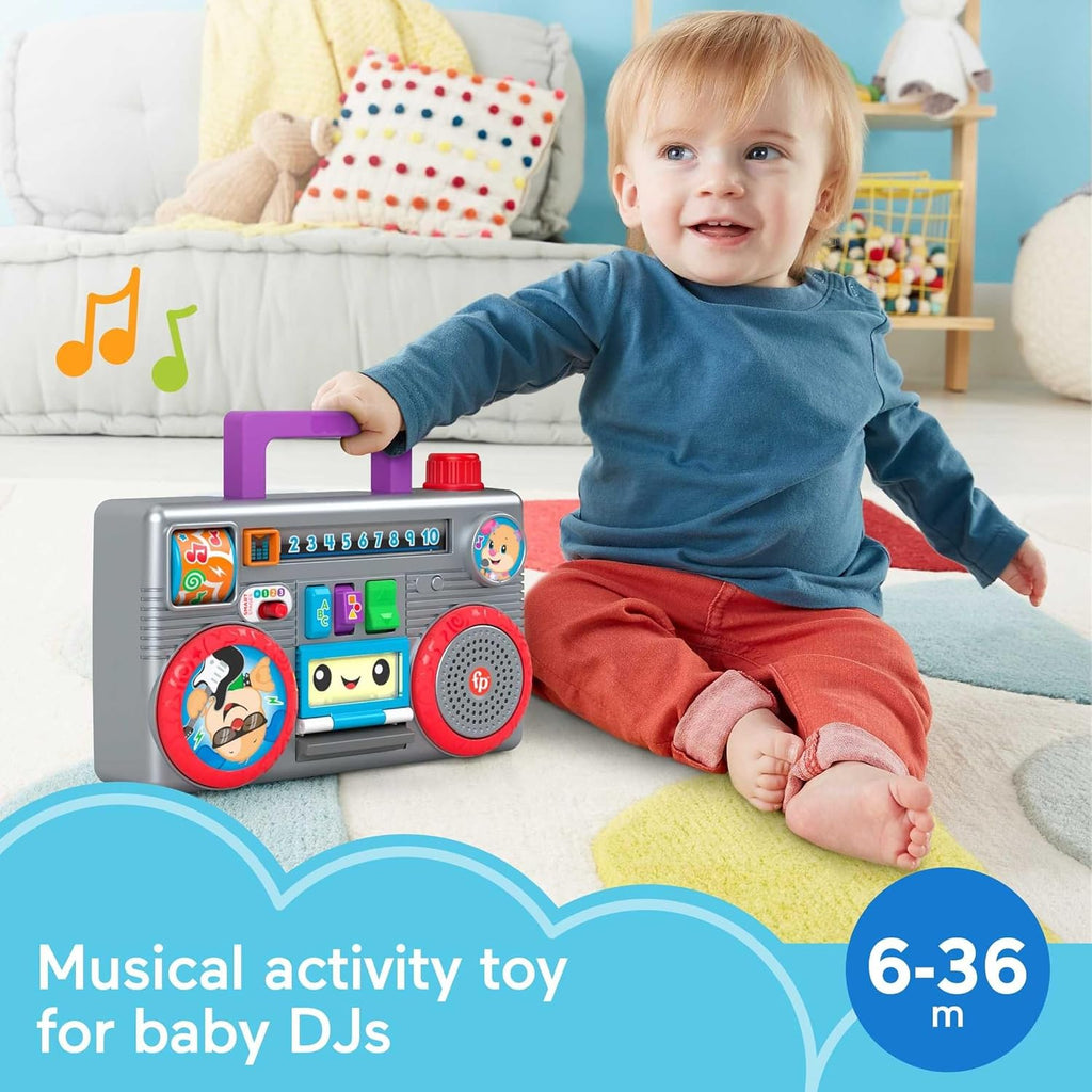 Fisher-Price Juguete para bebé Laugh & Learn Busy Boombox