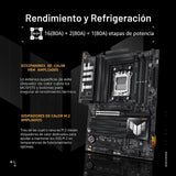 ASUS TUF Gaming X870-PLUS WiFi AMD AM5 X870 ATX Placa base, 16+2+1,...