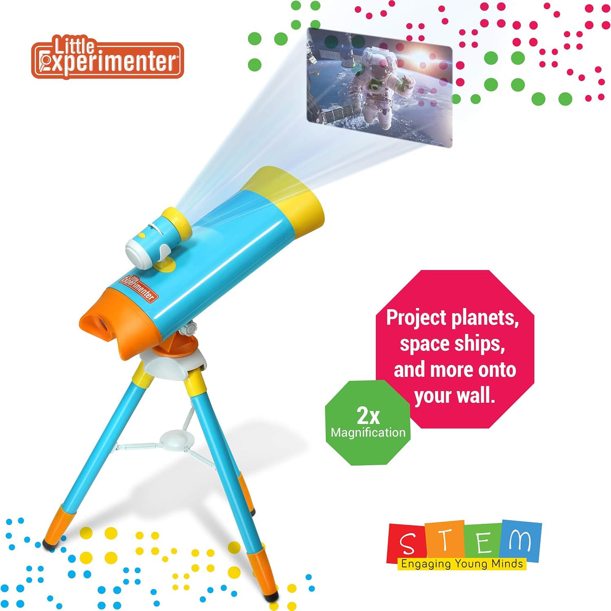 Telescopio proyector, 24 imágenes espaciales