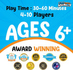 Kids Create Absurdity - Juego de cartas divertido para niños, juego familiar, risa hasta que llores, un divertido juego de cartas para rellenar el espacio en blanco para edades de 6 a 12 años