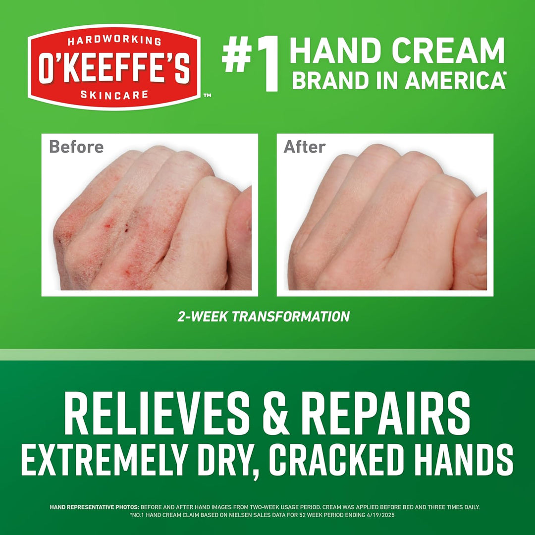 O'Keeffe's Working Hands - Crema de manos para sequedad ext...