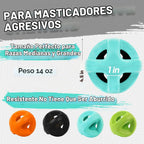 Fida Pelotas de Goma Natural para Perros Masticadores Agresivos, Juguetes Duraderos para Masticar para Perros Grandes, Juguetes Interactivos de Buscar y Tirar para Razas Medianas y Grandes No Tóxicos