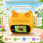 Microscopio y telescopio 2 en 1 para niños, microscopio digital de mano 1000X para niños, pantalla de 2.0 pulgadas, 8 LED, telescopio de bolsillo 10X para exteriores, cámara 1080P, juguetes