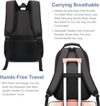 Mochila para laptop Boavan para hombre (Negro, 15.6), Café, Elegante