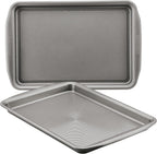 Circulon Bakeware - Juego de sartenes antiadherentes para hornear, 2 piezas, color gris