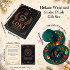 WinnerWhy Juego de regalo de felpa de serpiente ponderada de 3 piezas para