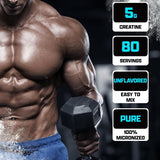 Nutrex Research Polvo de monohidrato de creatina ultra pura sin sab...