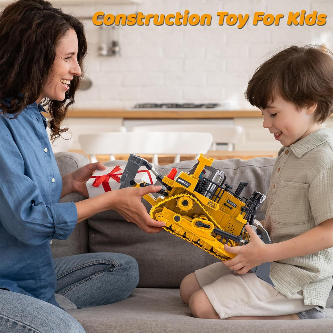 Samtop Juguetes Rc Bulldozer - Vehículos de construcción de control...