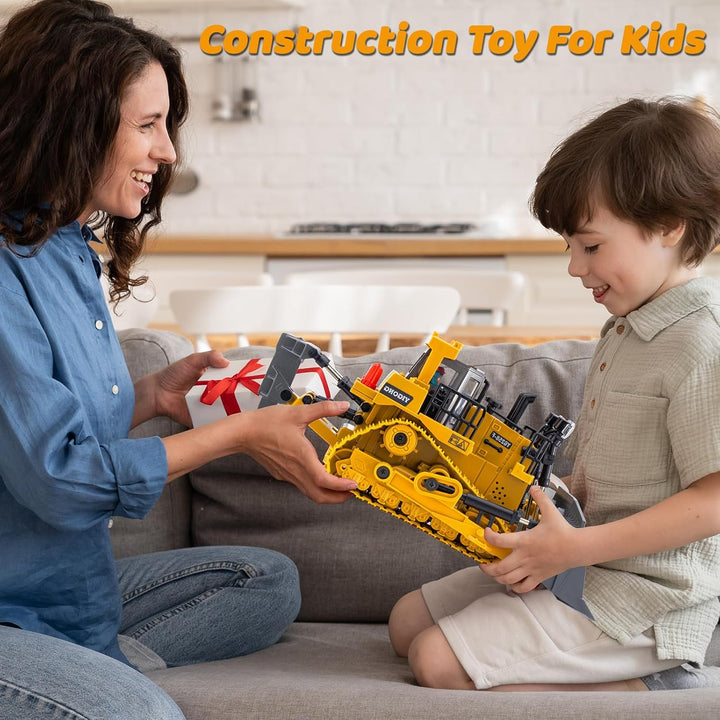 Samtop Juguetes Rc Bulldozer - Vehículos de construcción de control...