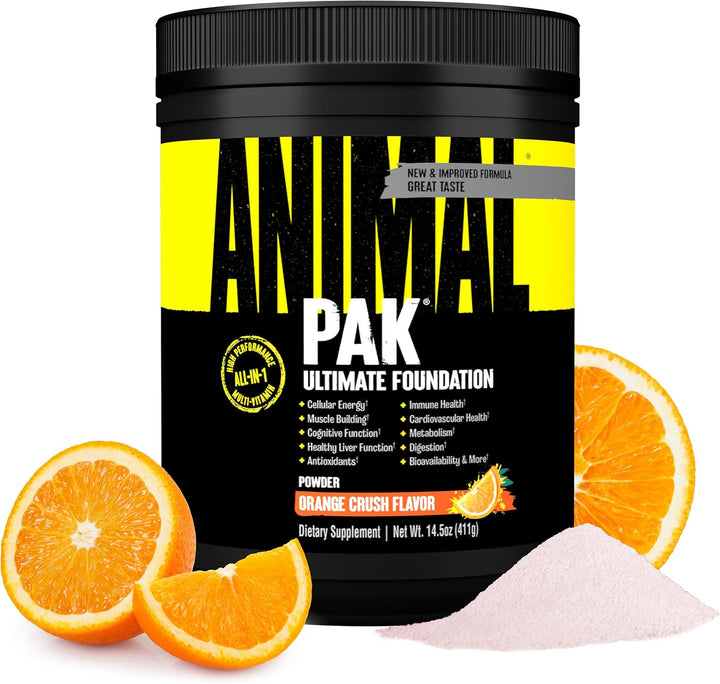 Animal Pak - Práctico polvo de vitamina y suplemento todo en uno, O...