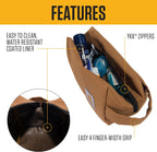 Carhartt Kit de viaje clásico con cremallera negro