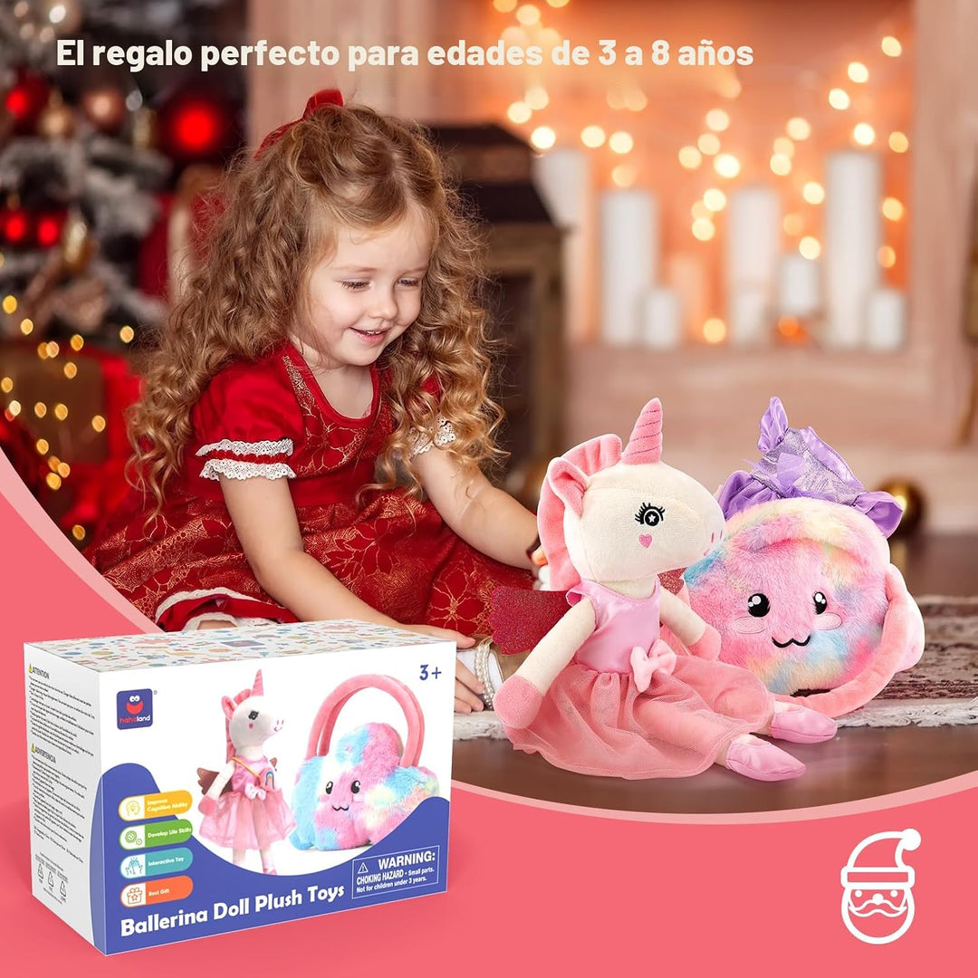 Juguetes de unicornio para niñas de 4 a 6 años, muñeca de bailarina...