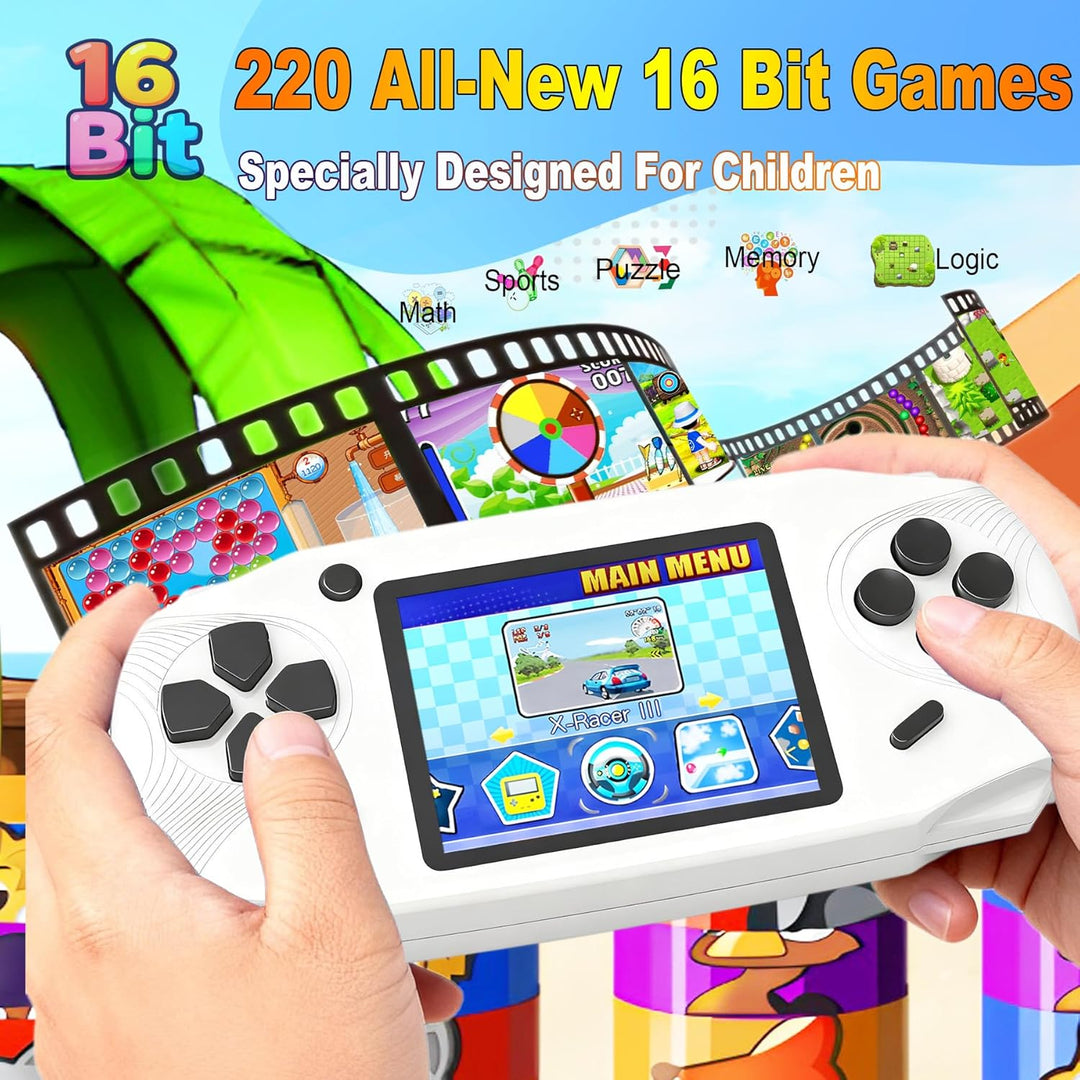 Beijue - Juegos de consola de mano de 16 bits para niños y adultos,...