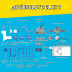4M Green Science Hybrid - Kit de bomba de agua solar híbrida para niños de 5 a 12 años, experimento STEM con energía solar o batería, juguete de energía renovable de bricolaje, regalo educativo de ciencia