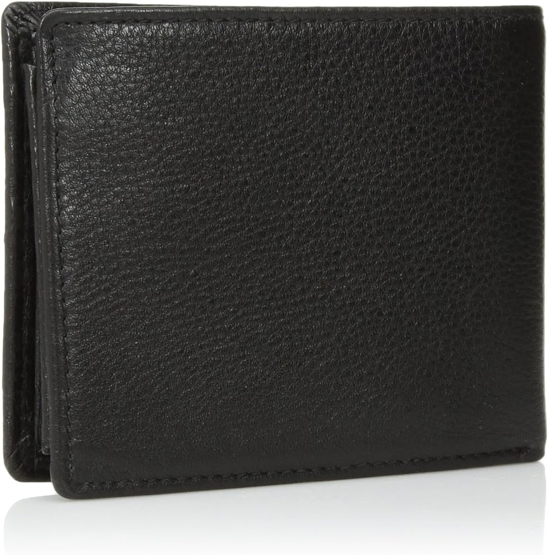 Perry Ellis Park Avenue - Cartera de piel 100% con tarjeta, plegabl...