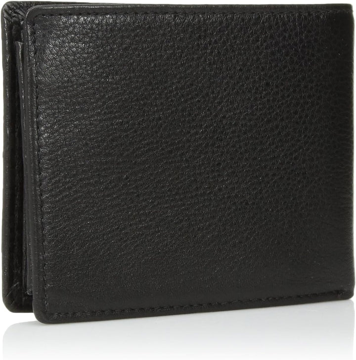 Perry Ellis Park Avenue - Cartera de piel 100% con tarjeta, plegabl...