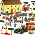 Juego de caballos para niños, juguetes de caballos para niñas y