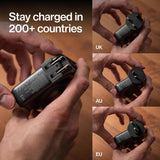 Statik SmartCharge (Gen 2) - Cargador de viaje 5 en 1, enchufe de p...