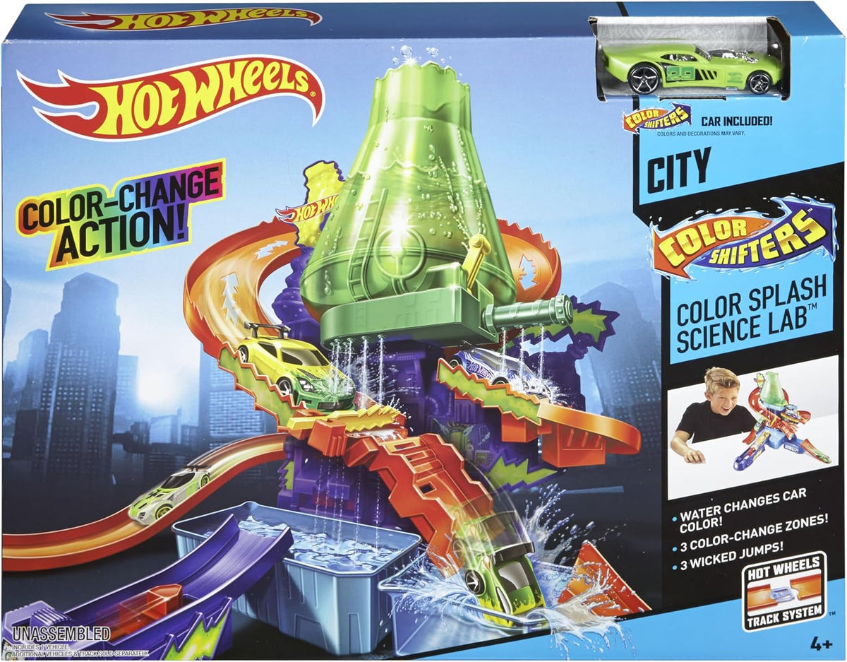 Juego de laboratorio Hot Wheels Color Shifters Color Splash Science Lab, Estándar