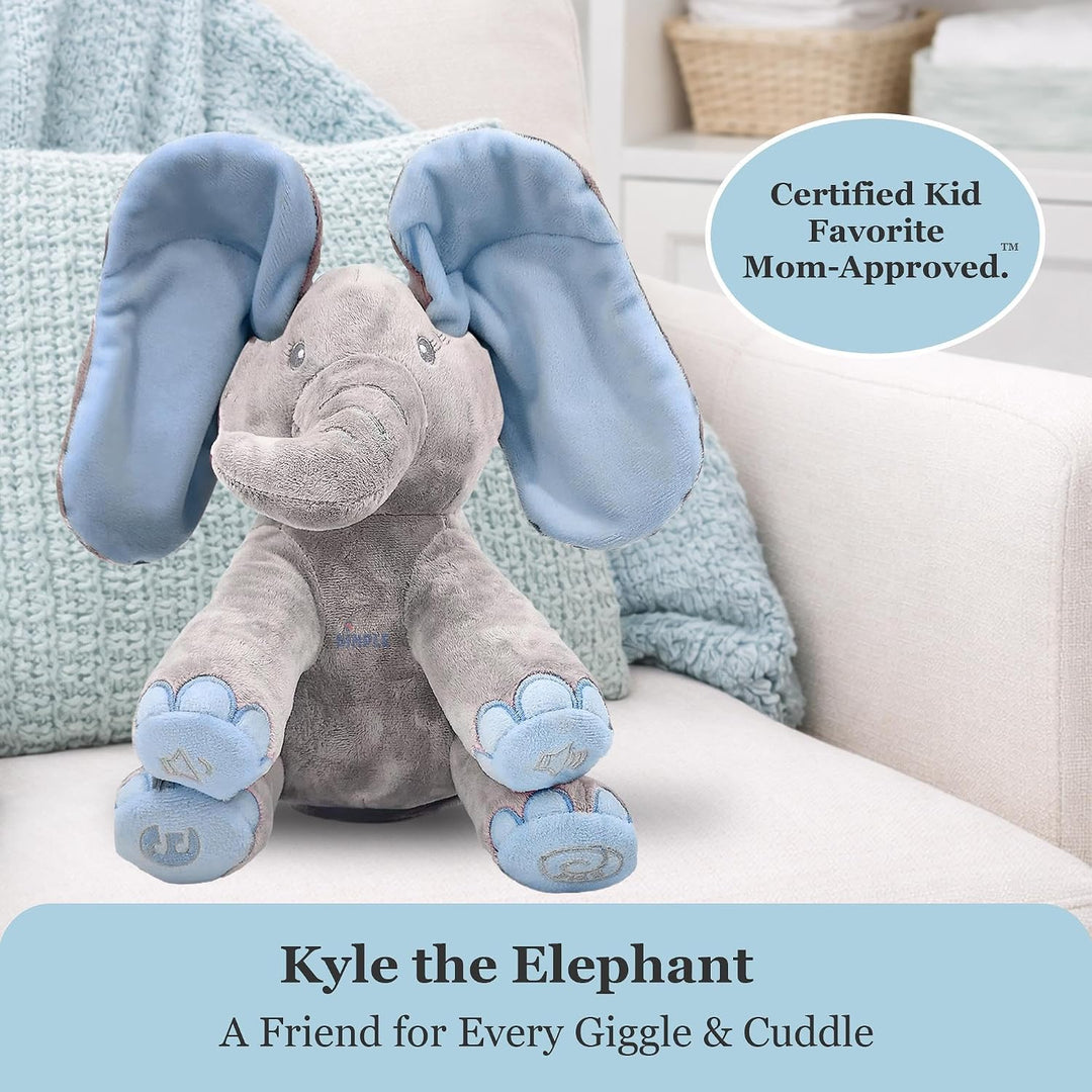 Dimple Kyle Elefante de peluche juguete animado - Elefante azul can...