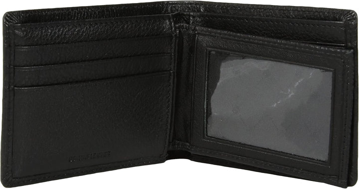 Perry Ellis Park Avenue - Cartera de piel 100% con tarjeta, plegabl...