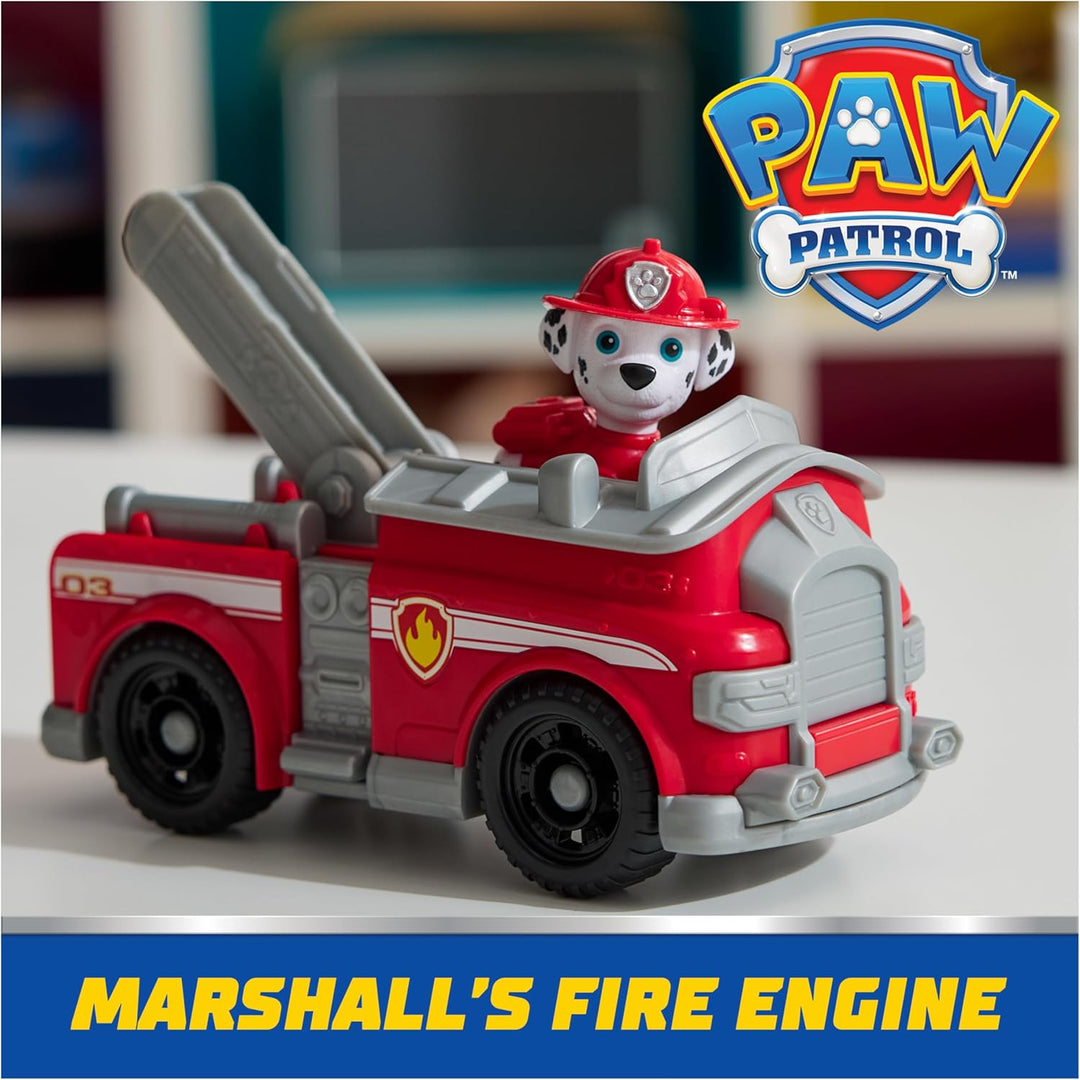 PAW Patrol, Marshall\u2019s Firetruck - Vehículo de juguete con fig...