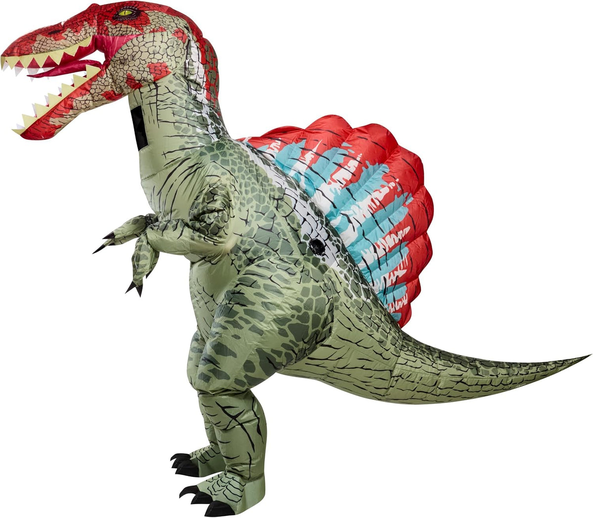 Rubies at Party City Jurassic World: Disfraz inflable de dinosaurio para adultos