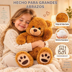 LotFancy Teddy Bear Stuffed Animals, 20 inch Soft Plush Toy, Brown