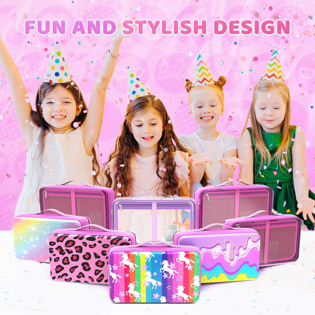 LININYHAO Funda de transporte compatible con muñecas Barbie de 12 p...