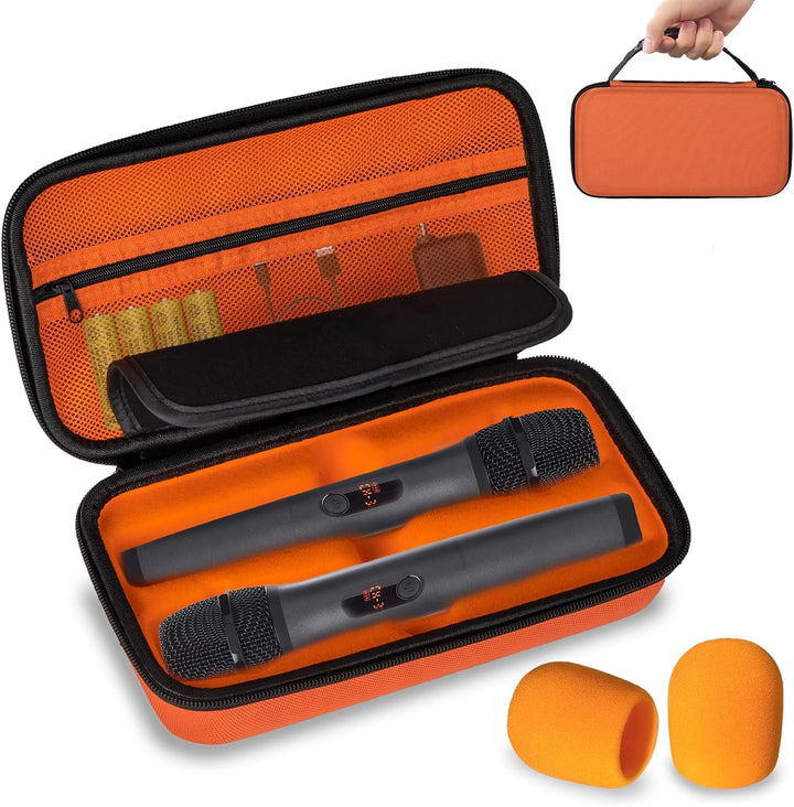 Estuche para micrófono inalámbrico compatible con el sistema de dos...