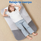 Almohada larga de felpa en forma de U de 47x23 pulgadas para niños, almohada grande y suave con forma de pingüino para dormir, peluches grandes y bonitos, funda lavable, regalo para niños y