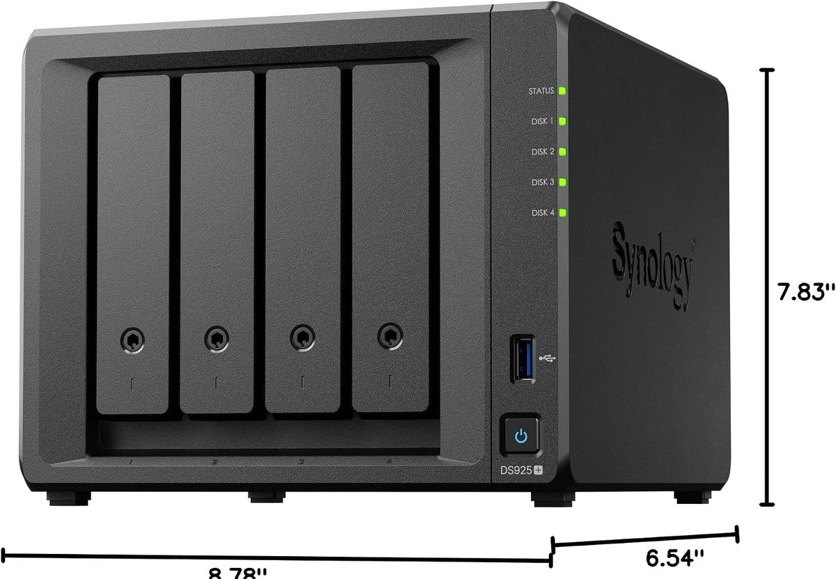Synology DiskStation DS925+ de 4 bahías (sin disco)