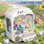 Skirfy Claws - Máquinas de oso para niños, máquinas expendedoras, juguetes con sonido, luces y furbys para niñas, juegos de arcades, juguetes para edades de 8 a 13, fiesta de cumpleaños para niños y niñas de 6, 7, 8, 9 años