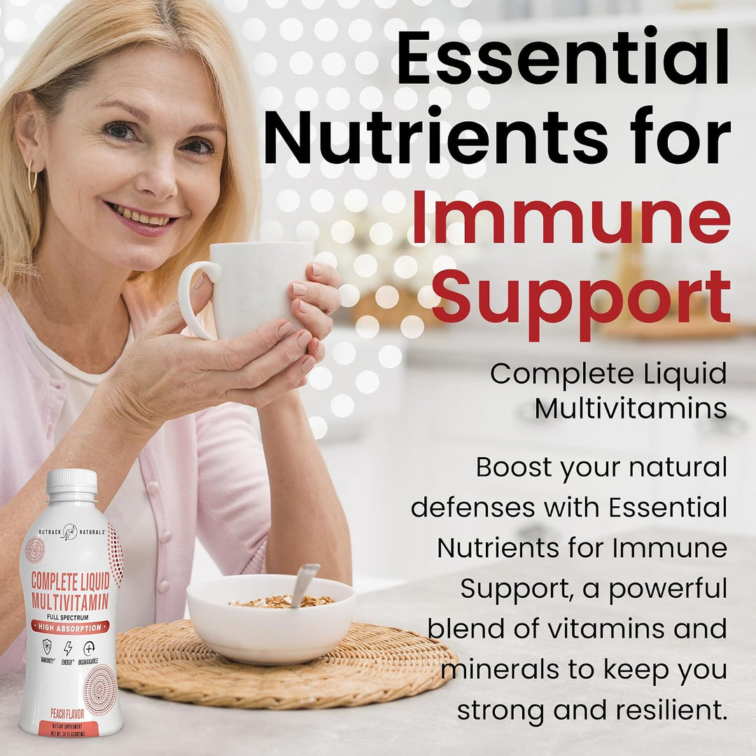 Outback Naturals Multivitamínico líquido completo: mezcla de vitami...