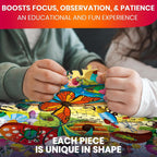 Juegos de rompecabezas para niños de 3 a 5 años con dinosaurio y vida pirata - 4 juegos de rompecabezas para niños y niñas 3 4 5 años - actividades divertidas y educativas familiares amigos para niños