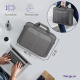 Targus Bolsa clásica delgada para laptop de 15 a 16 pulgadas, color...