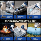 Aspiradora de coche/plumero de aire portátil inalámbrica – Aspiradora de mano de alta potencia de 16000 PA con motor sin escobillas de 85,000 RPM, mini aspiradora recargable 4 en 1, soplador y bomba