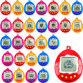 28 llaveros virtuales para mascotas, llavero digital electrónico para mascotas, máquina de juego de mano retro, juguete nostálgico de los años 90 para niños, regalos de fiesta de cumpleaños, rellenos de bolsas de golosinas
