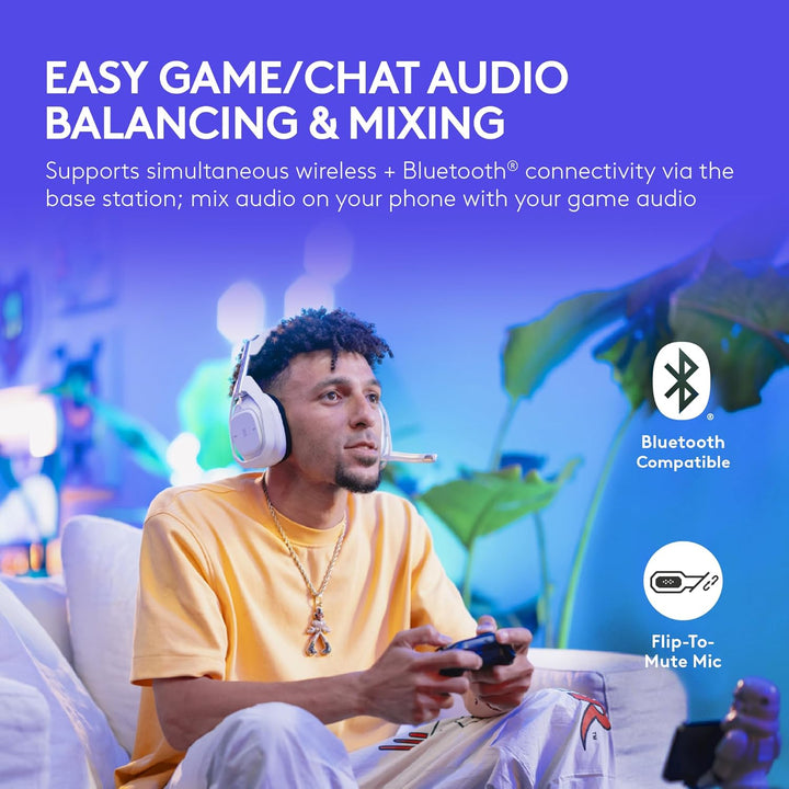 Logitech G Astro A50 X Multi-Platform Wireless Gaming Headset + Bas...